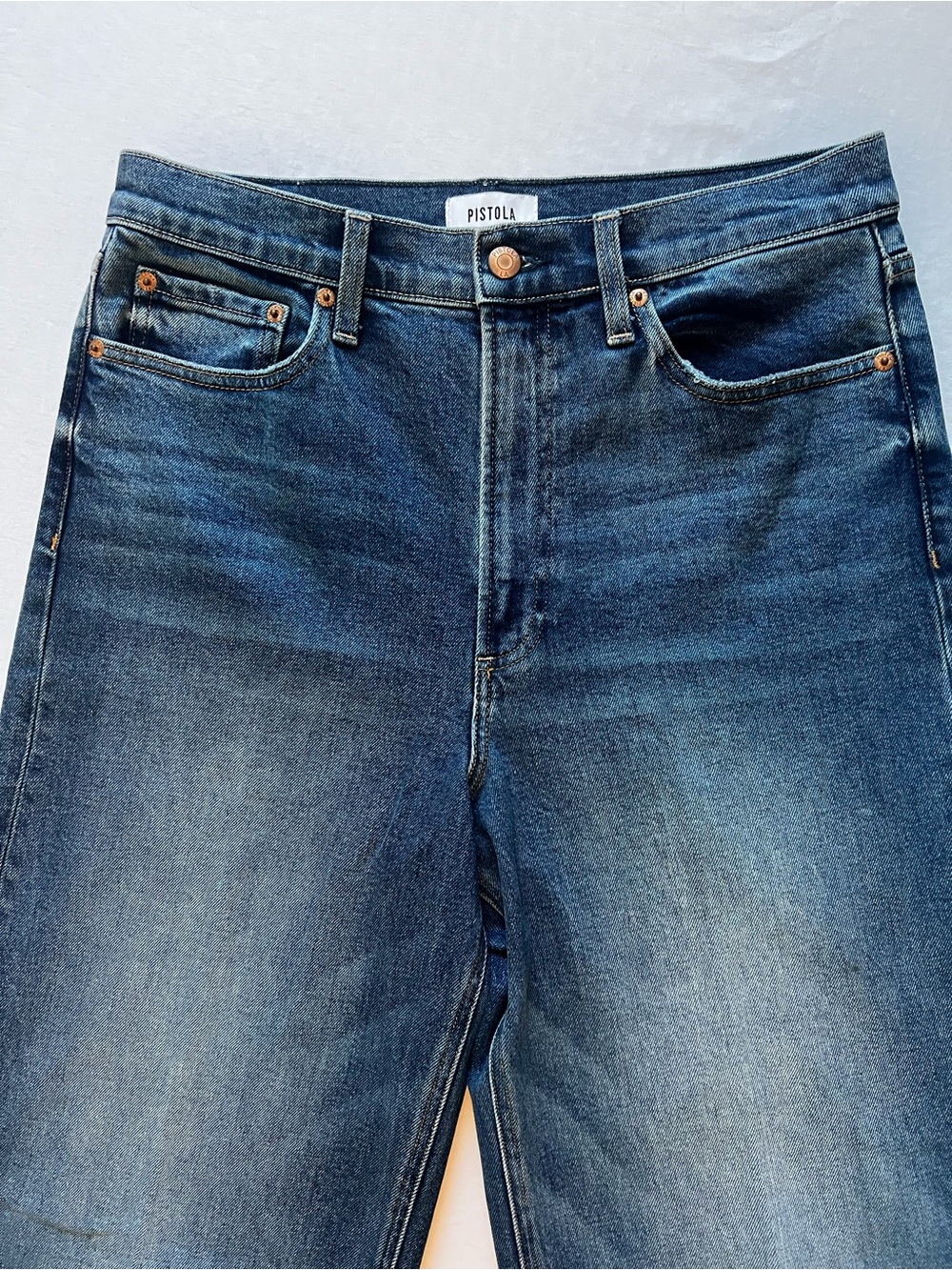 Pistola Lana High-Rise Wide Leg Jeans in Cider wash - Picture 10 of 12